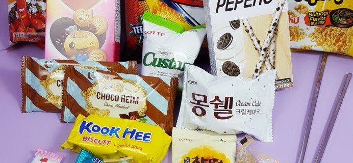 Universal Yums July 2017 Subscription Box Review – South Korea