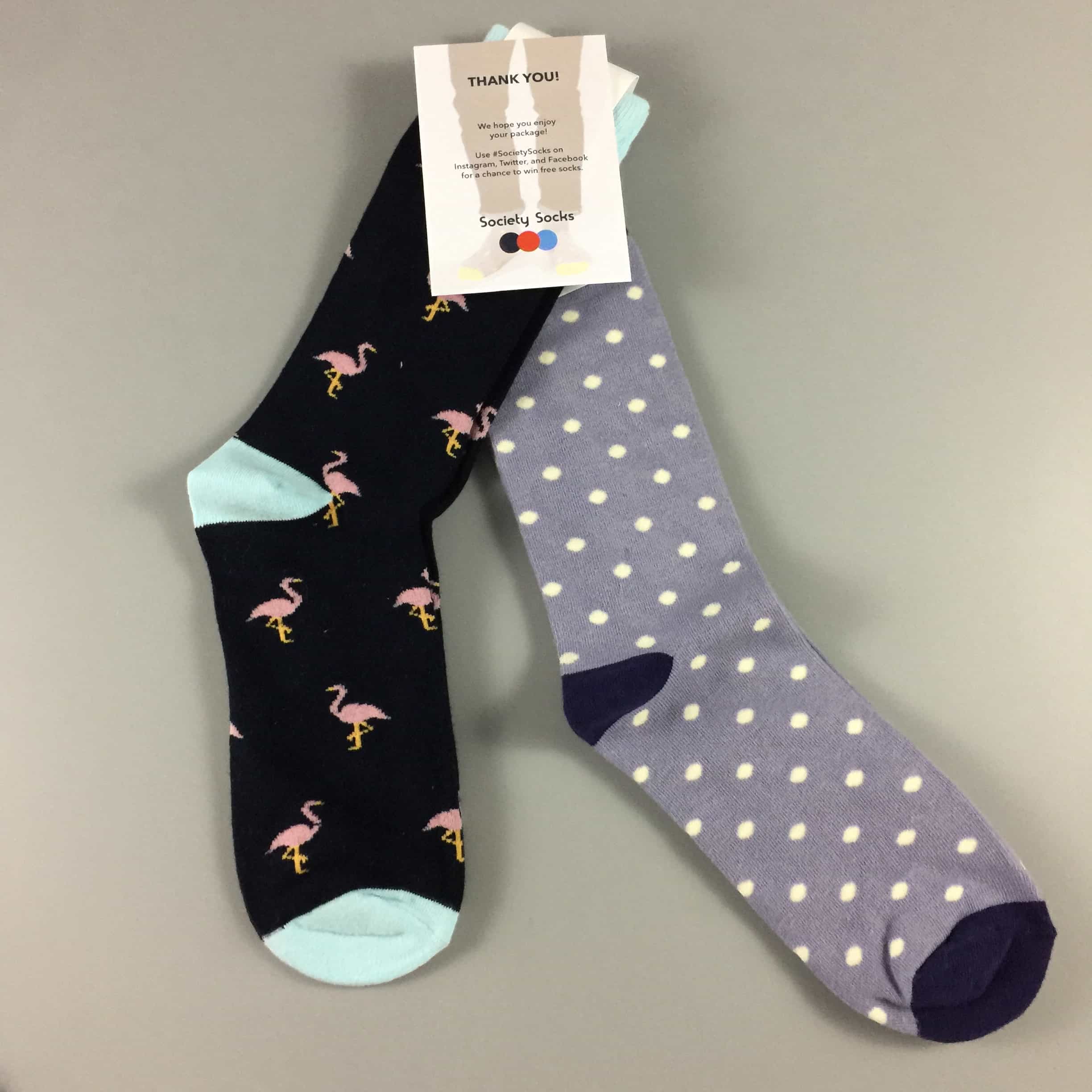 Society Socks August 2017 Subscription Box Review + 50% Off Coupon ...