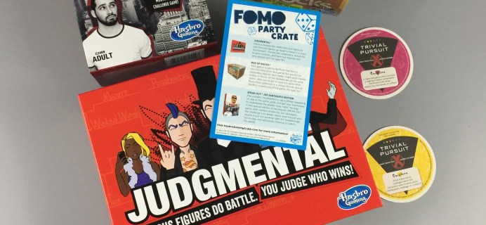 Hasbro Gaming Crate 2017 Subscription Box Review – Party Crate