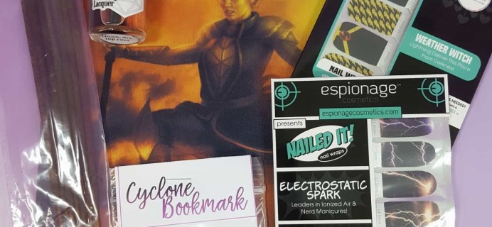 August 2017 BOOM!Box by Espionage Cosmetics Subscription Box Review + Coupon