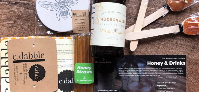 My Honey Crate Subscription Box Review – June 2017