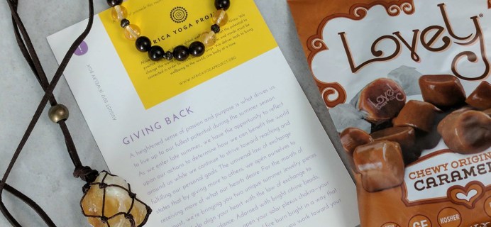 Yogi Surprise Jewelry Box Subscription Review – August 2017