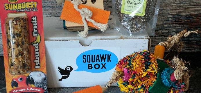 Squawk Box Subscription Box Review – August 2017