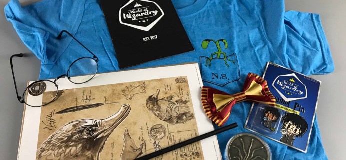 Geek Gear World of Wizardry July 2017 Subscription Box Review