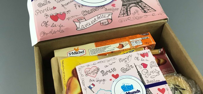 TopMunch August 2017 Subscription Box Review + Coupon – France