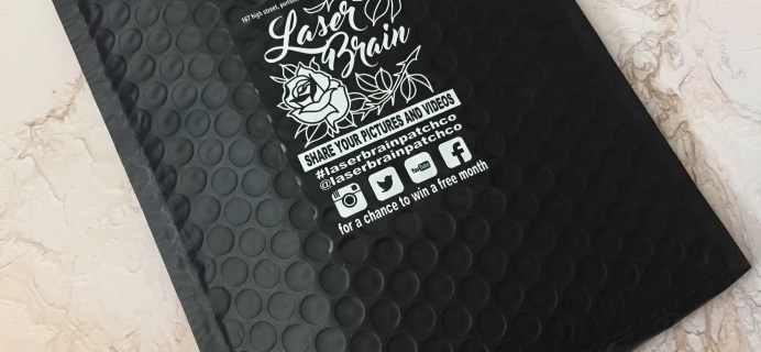 Laserbrain Patch Co September 2017 Subscription Box Review + Coupon