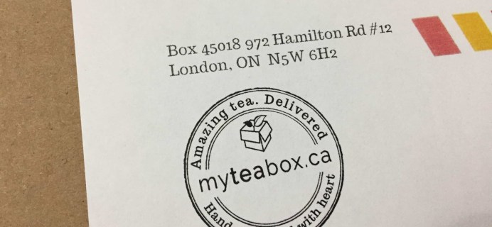 MyTeaBox August 2017 Subscription Box Review