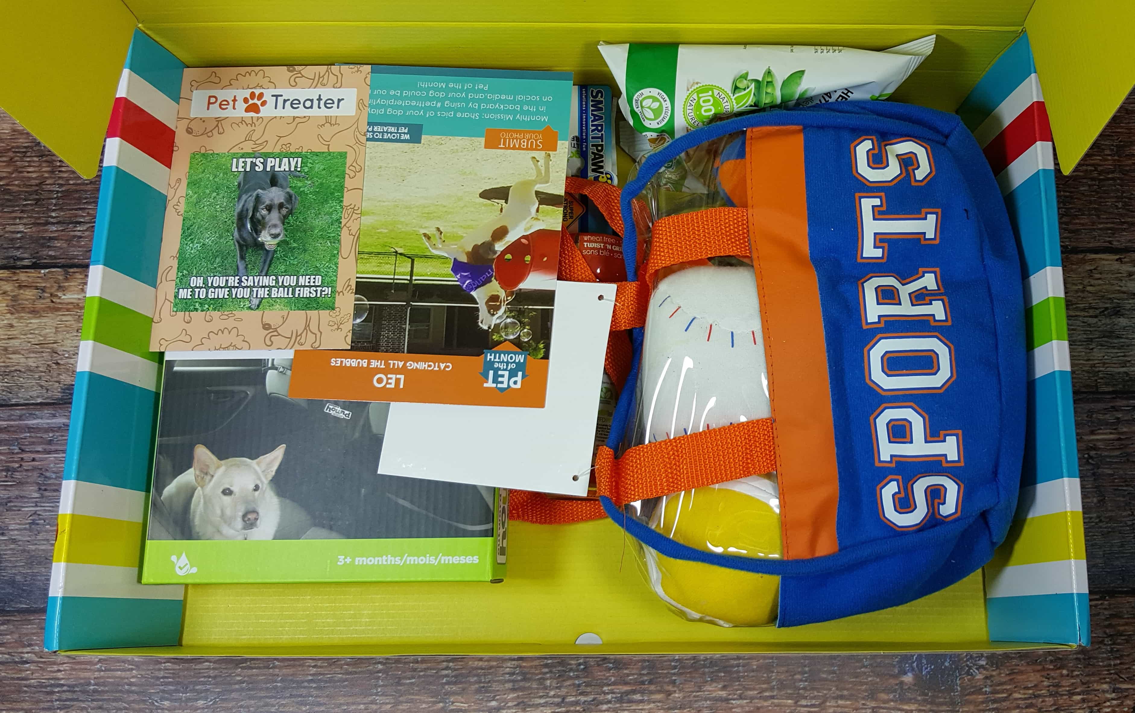 Pet Treater Dog Subscription Box Review + Coupon - May 2017 - Hello
