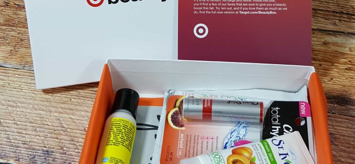 Target Beauty Box September 2017 Review – Total Hydration