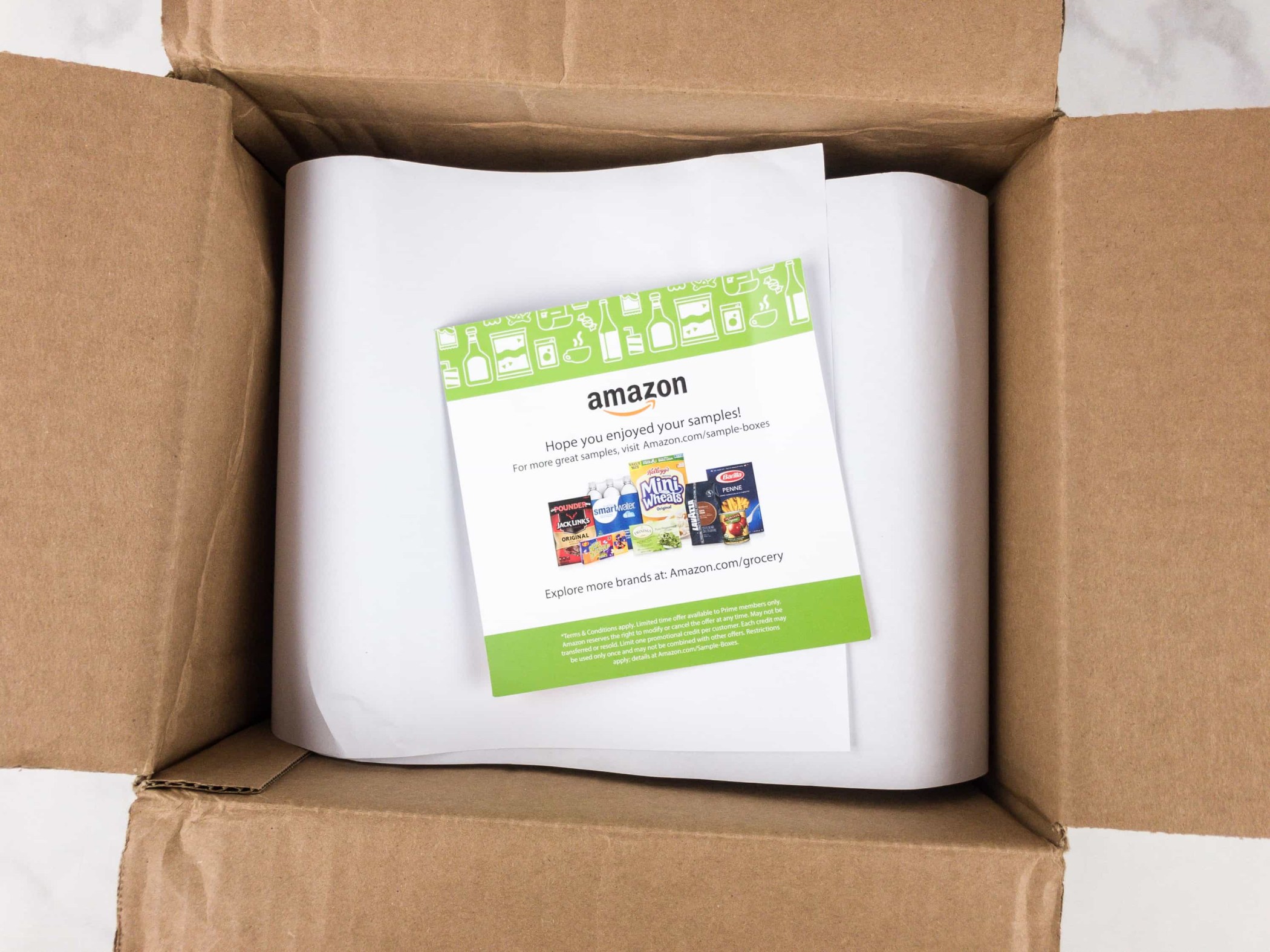 Amazon Prime Snack Sample Box Review FREE After Credit! Hello