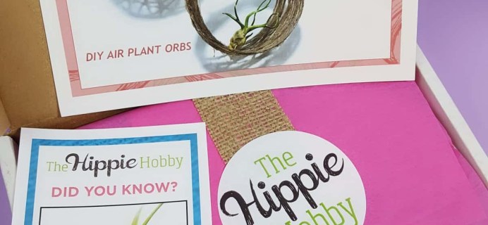 The Hippie Hobby Subscription Box Review & Coupon – July-August 2017