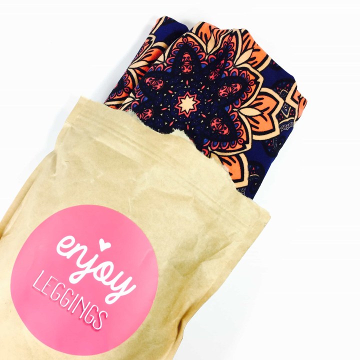 Enjoy Leggings August 2017 Subscription Box Review + Coupon - hello ...