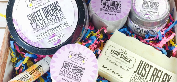 The Soap Shack Spoil Me Club Subscription Box Review + Coupon – August 2017