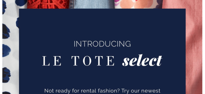 Le Tote Select Cyber Week Coupon: $25 Credit Today ONLY!
