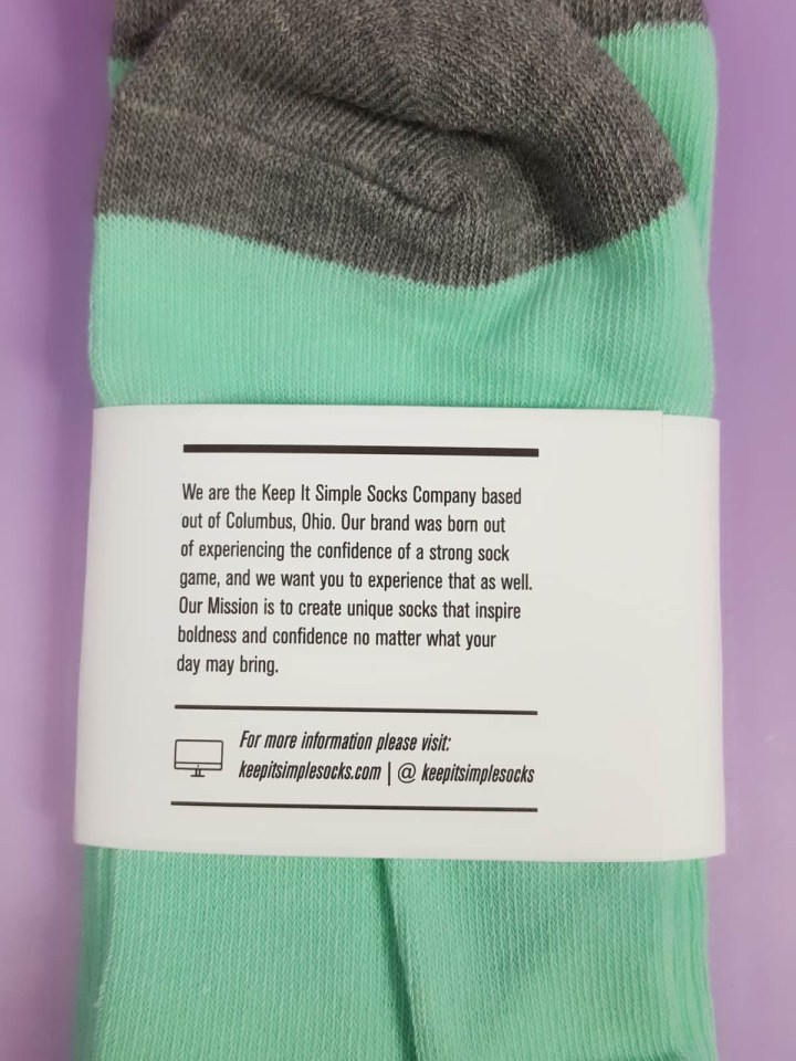 Keep It Simple Socks August 2017 Subscription Box Review - Hello ...