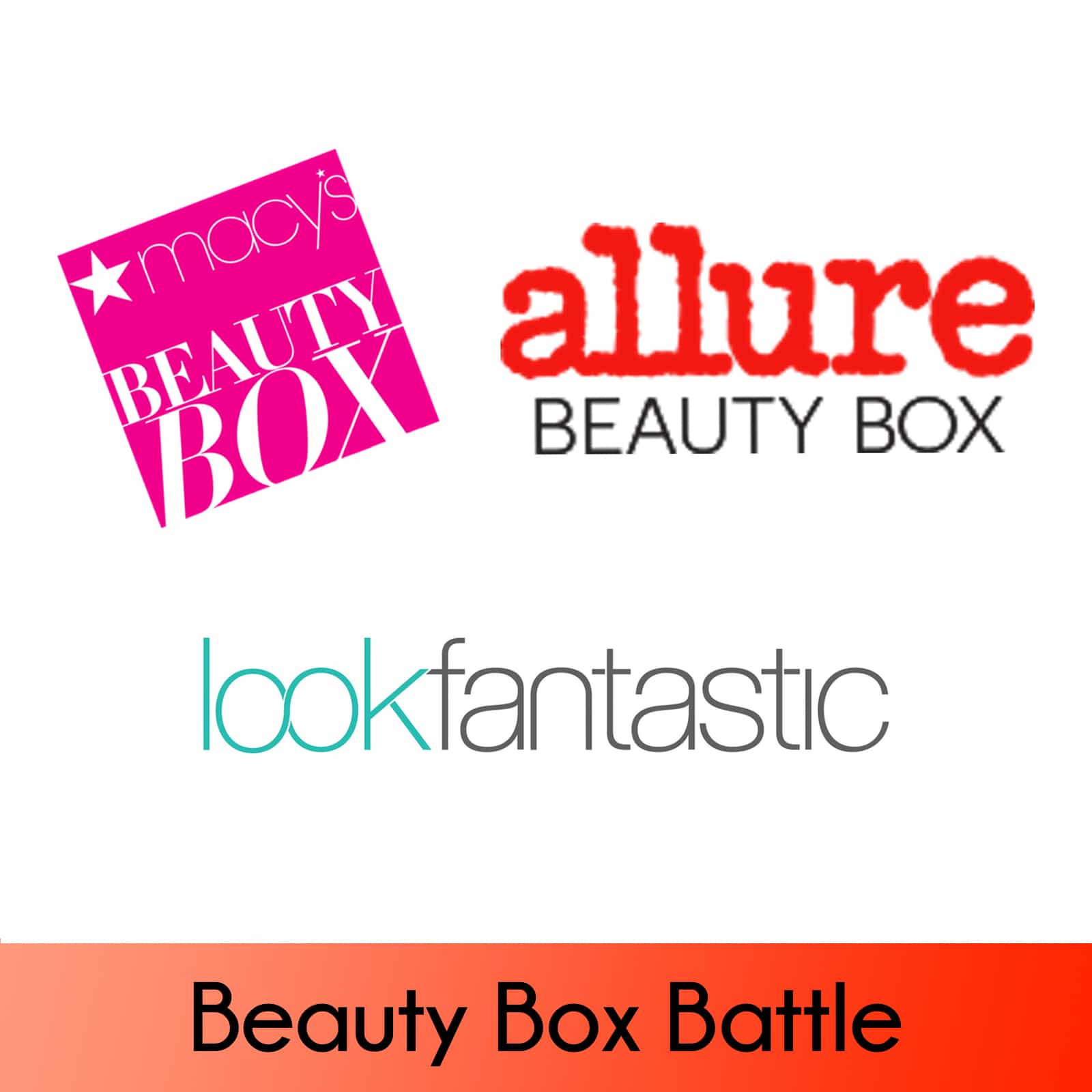 Macy's Beauty Box vs Allure Beauty Box vs Lookfantastic August 2017