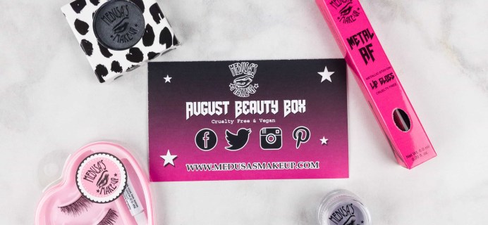 Medusa’s Make-Up Beauty Box Subscription Box Review – August 2017