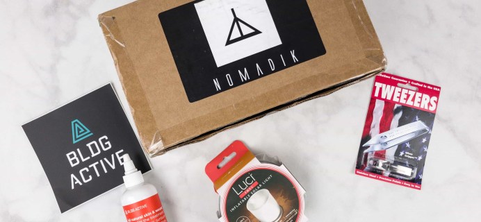 Nomadik August 2017 Subscription Box Review + Coupon