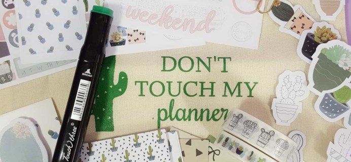 The Planner Addict Box August 2017 Subscription Box Review