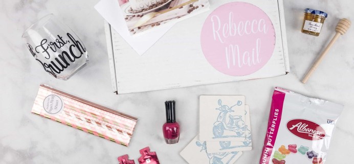 Rebecca Mail August 2017 Subscription Box Review
