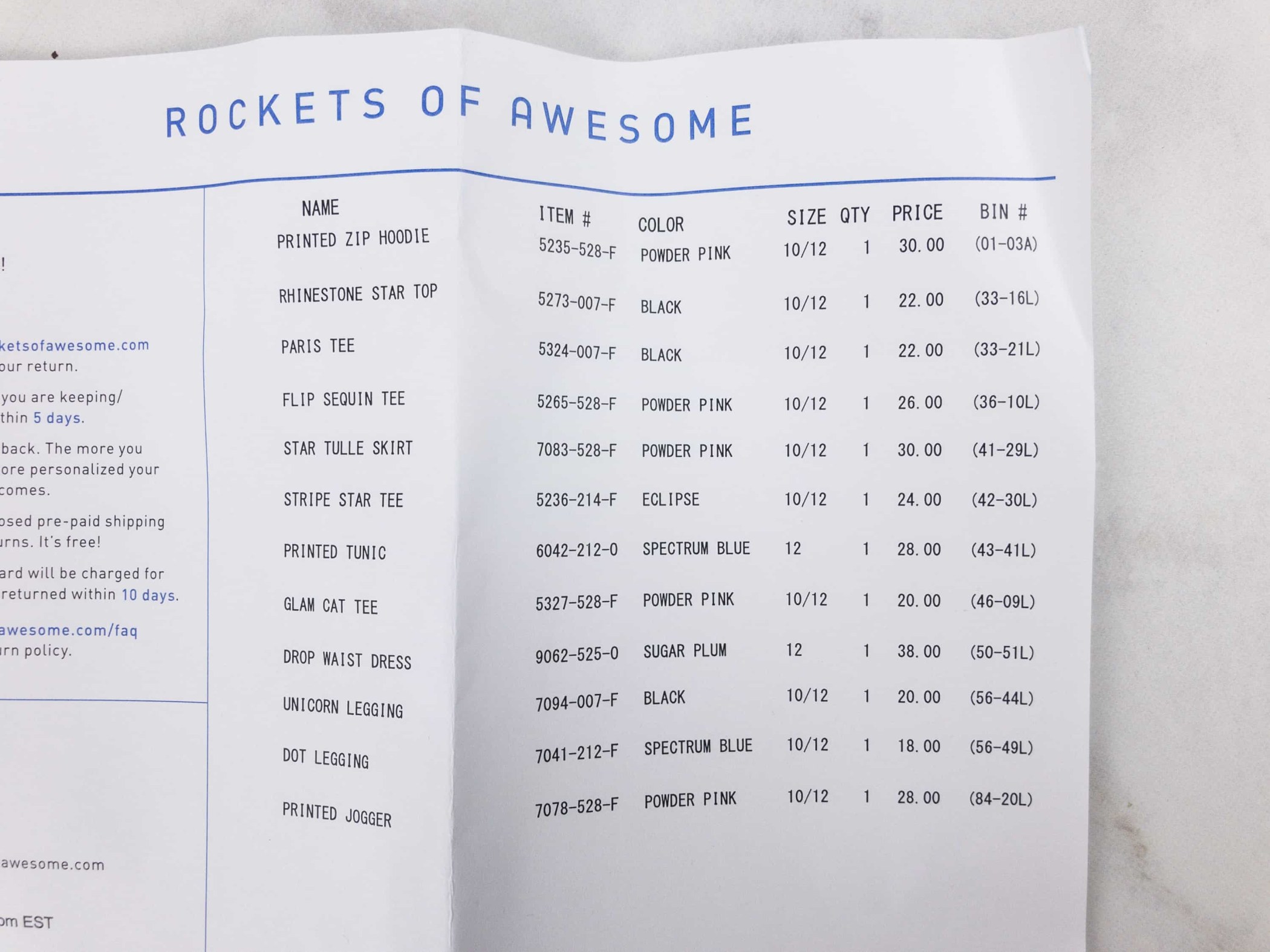 Rockets of Awesome Fall 2017 Subscription Box Review - Girls! - Hello ...