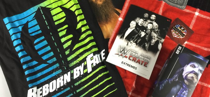 WWE Slam Crate August 2017 Subscription Box Review + Coupons