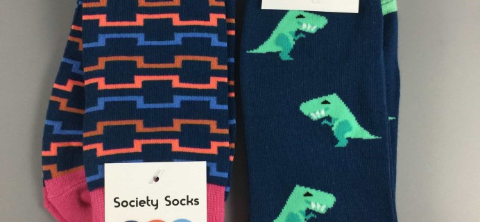 Society Socks September 2017 Subscription Box Review + 50% Off Coupon