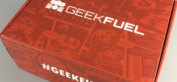 Geek Fuel September 2017 Subscription Box Review + Coupon!