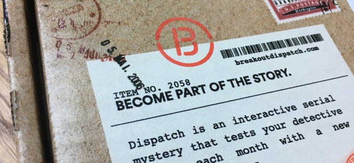 Dispatch by Breakout Games Subscription Box Review + Coupon – On The Run Series