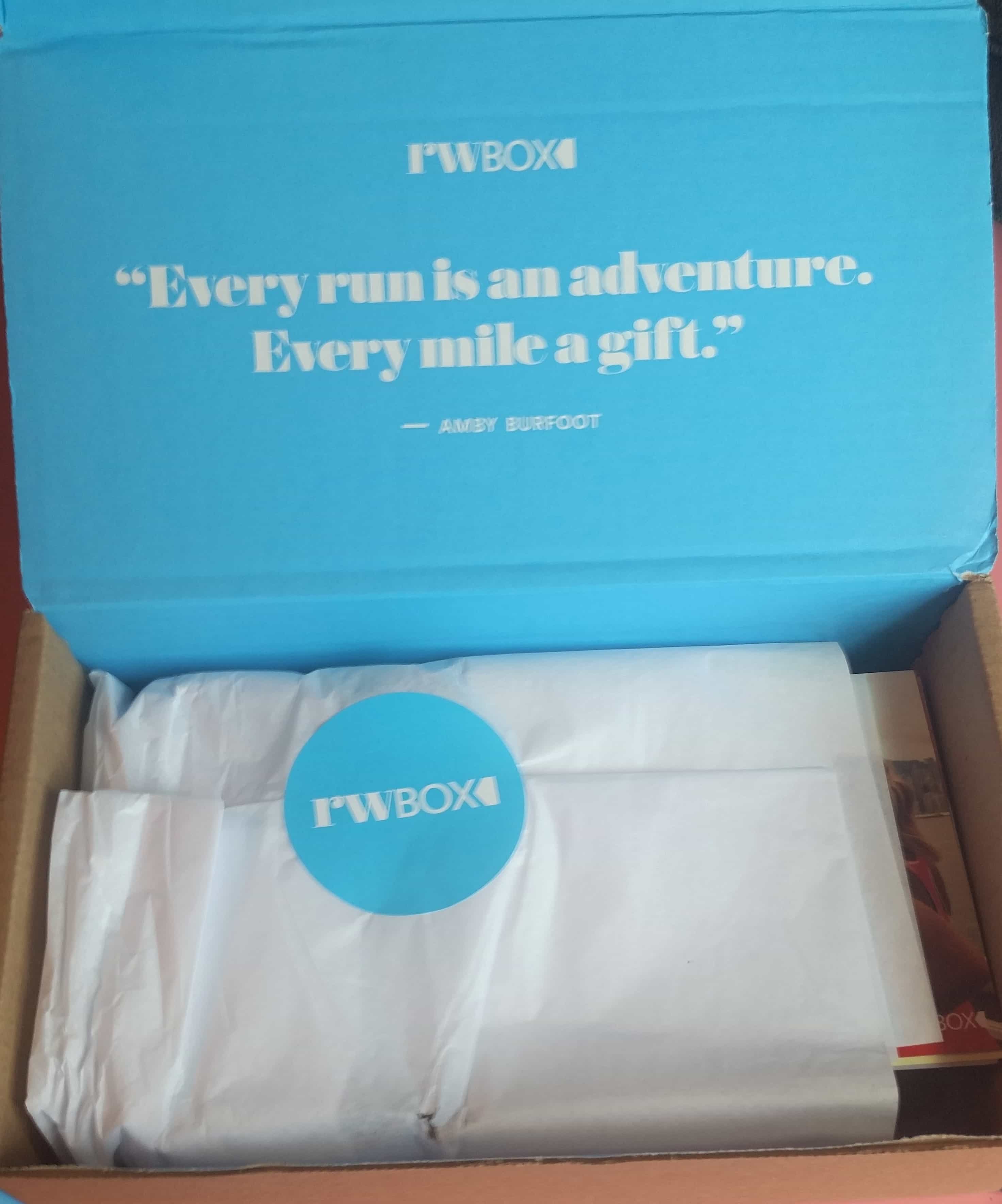 Runner's World Box Subscription Box Review August 2017 Hello