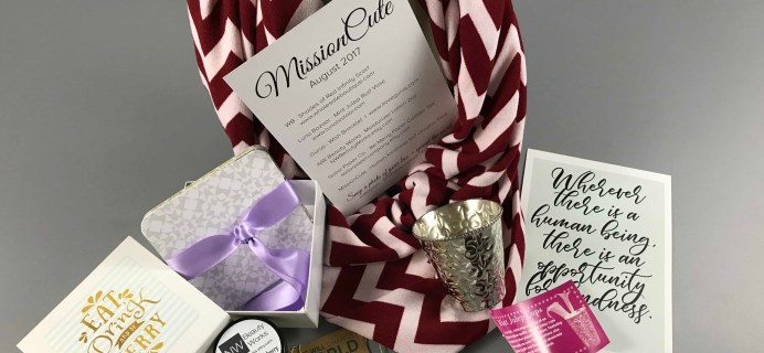 Mission Cute August 2017 Subscription Box Review + Coupon