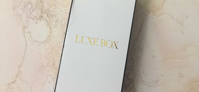 Luxe Box Fall 2017 Subscription Box Review