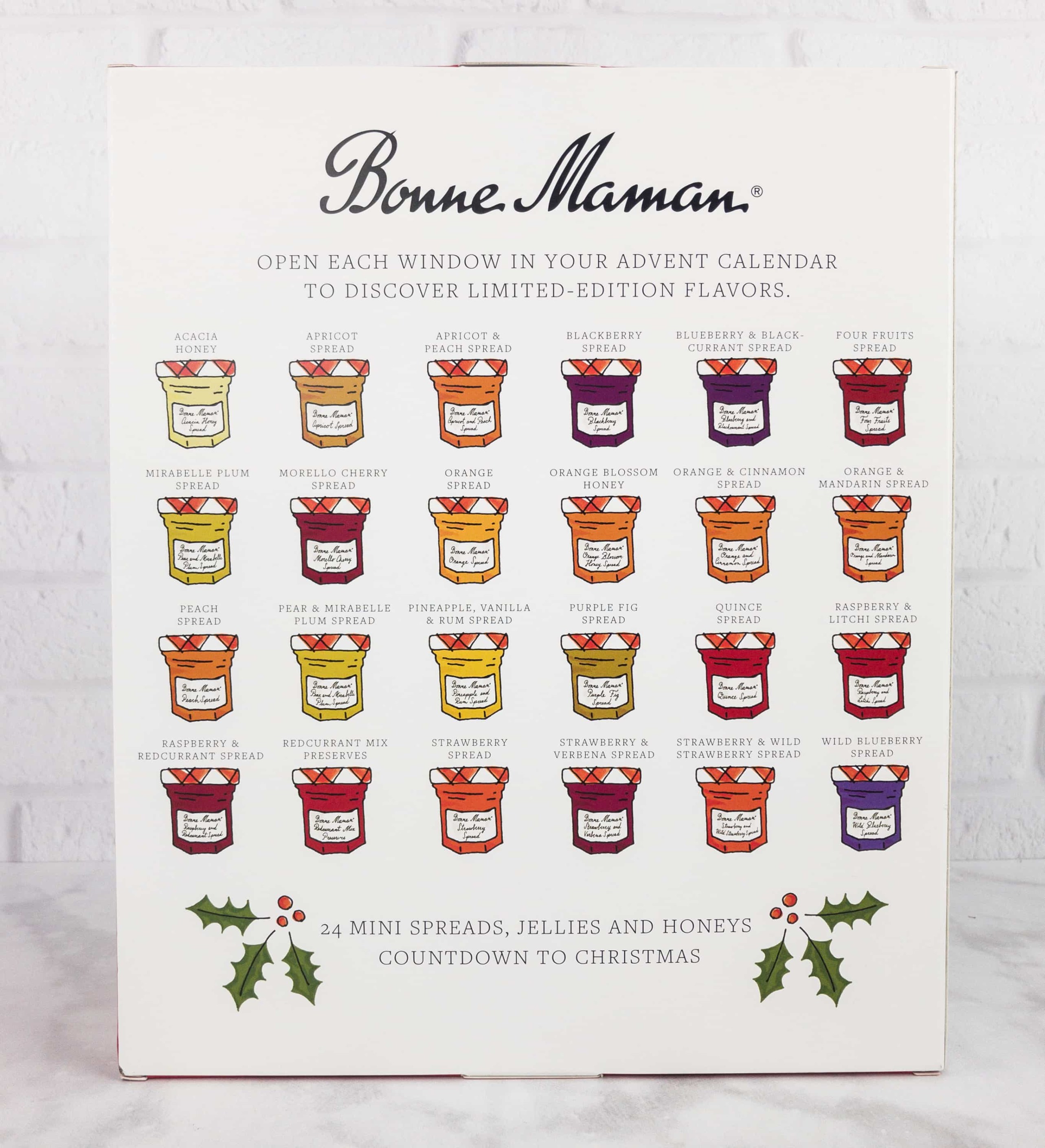 Bonne Maman Advent Calendar Mini Review 2017 hello subscription