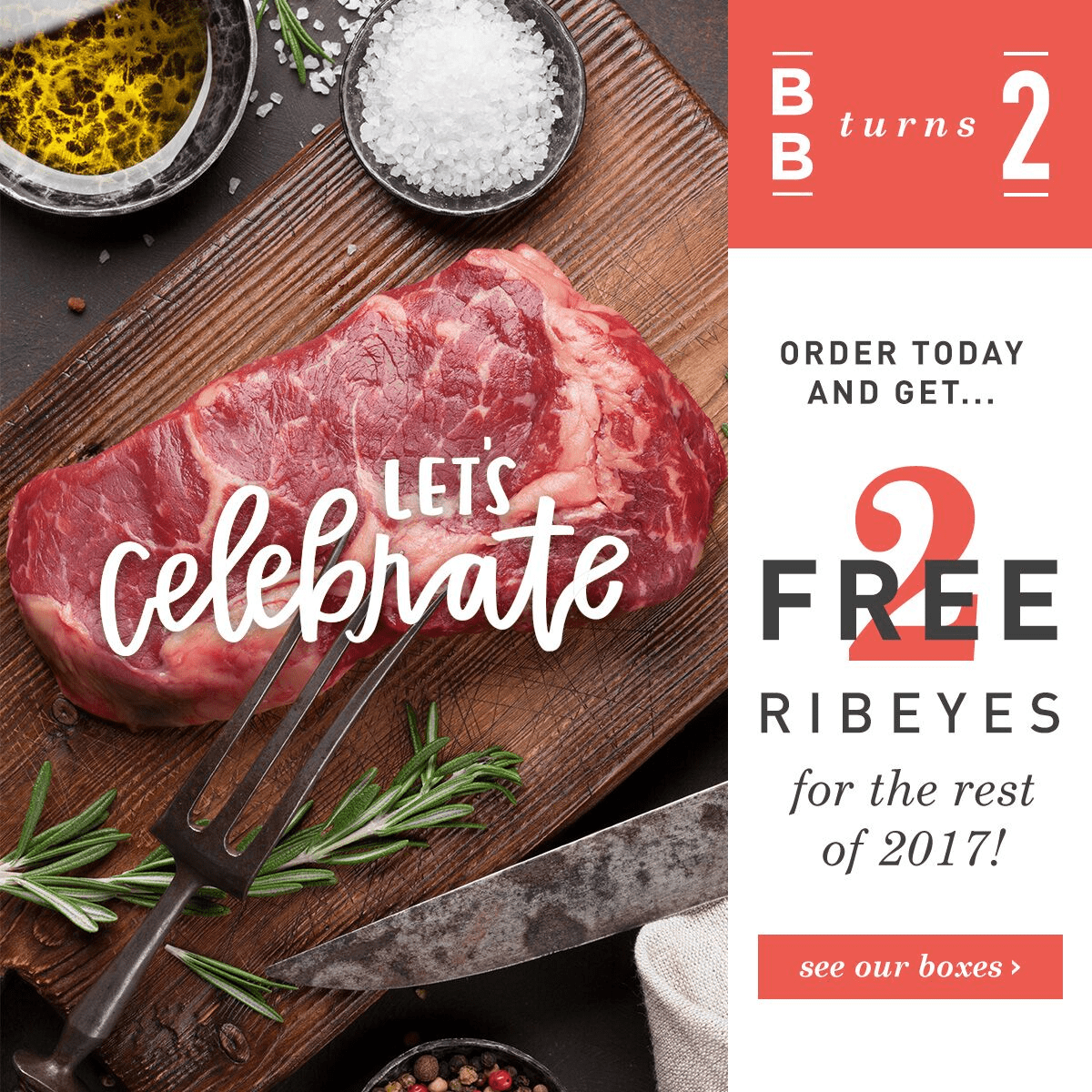 Butcher Box Deal Get 2 Free Ribeyes in Every Box All Year! Hello
