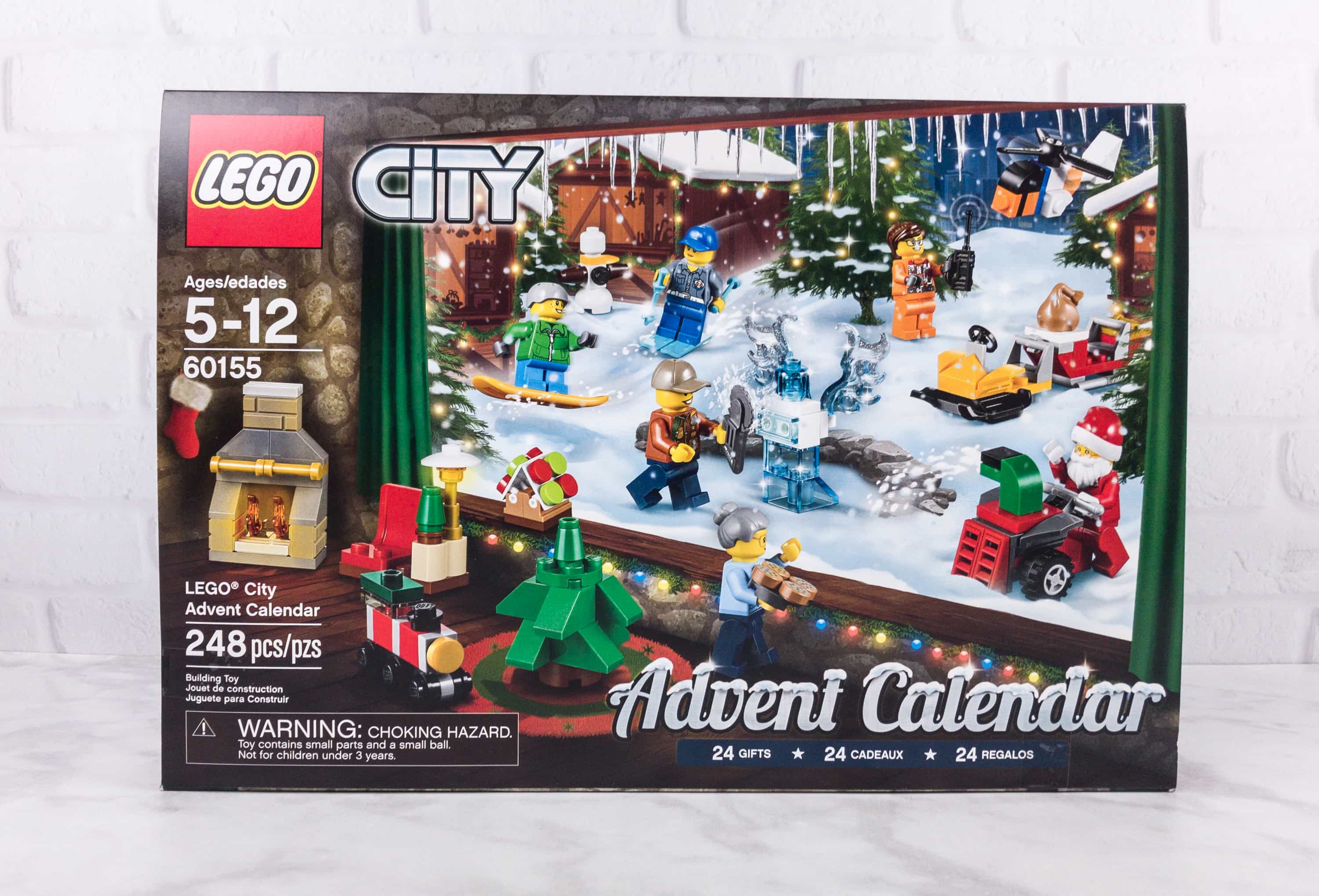 NEW LEGO CITY WINTER CHRISTMAS SCENES SANTA SKIER SNOWBOARDER ICE PICK 1S 60155 