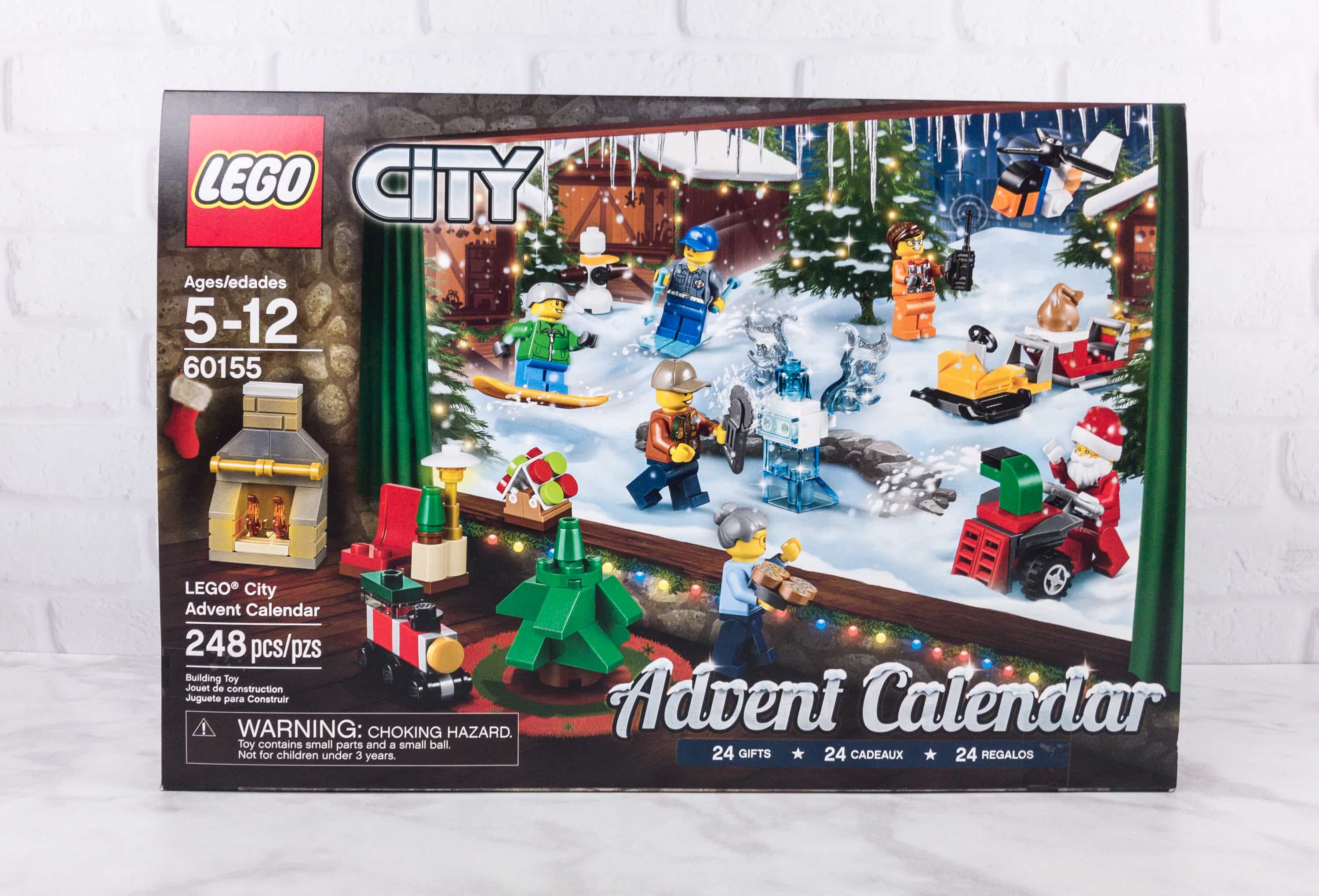 all lego city advent calendars