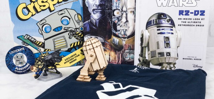 Loot Crate September 2017 Review + Coupons – ROBOTIC
