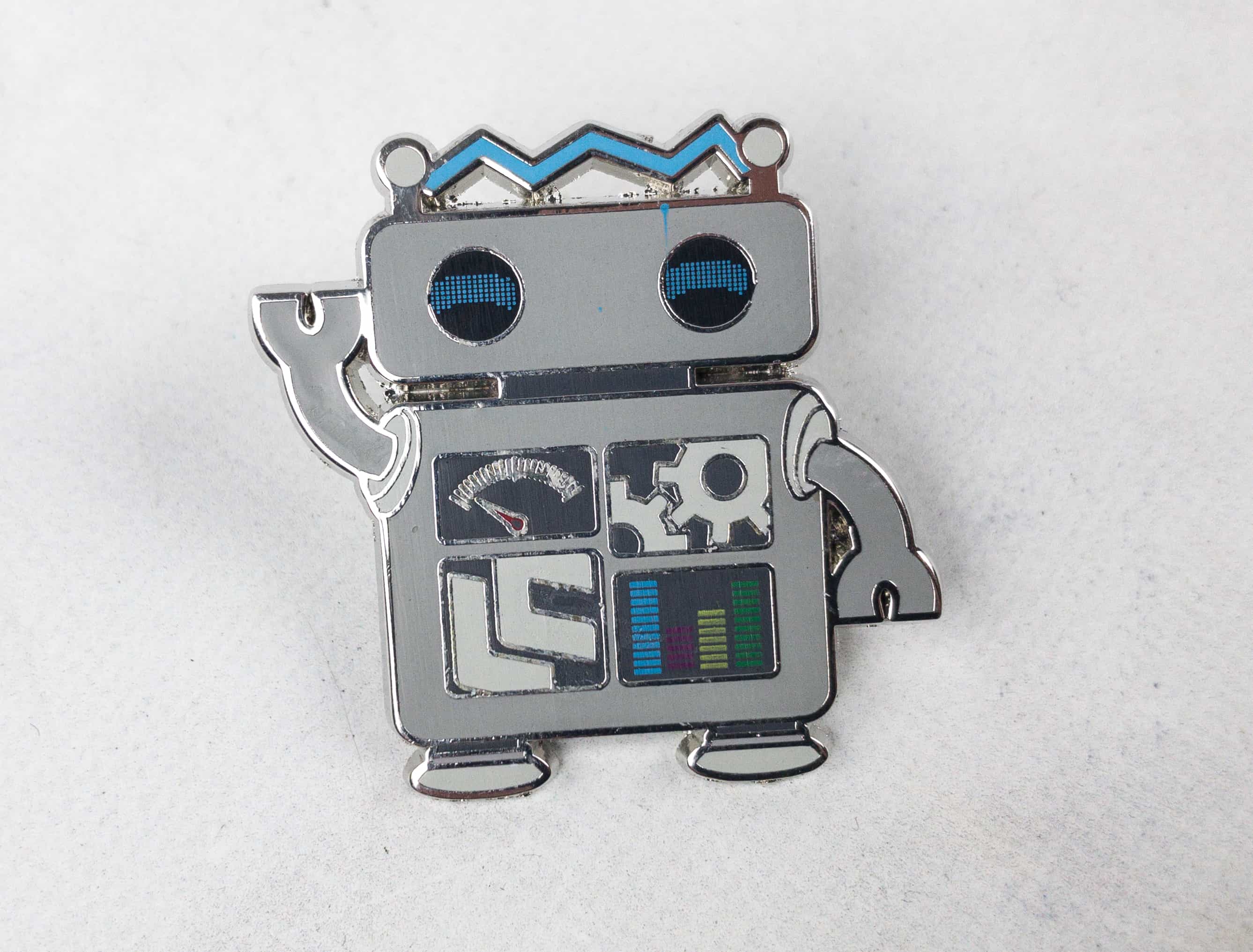 Details about   ~* Loot Crate Exclusive ~ September 2017 Robotic Crate Loot Pin ~ PIN ONLY 