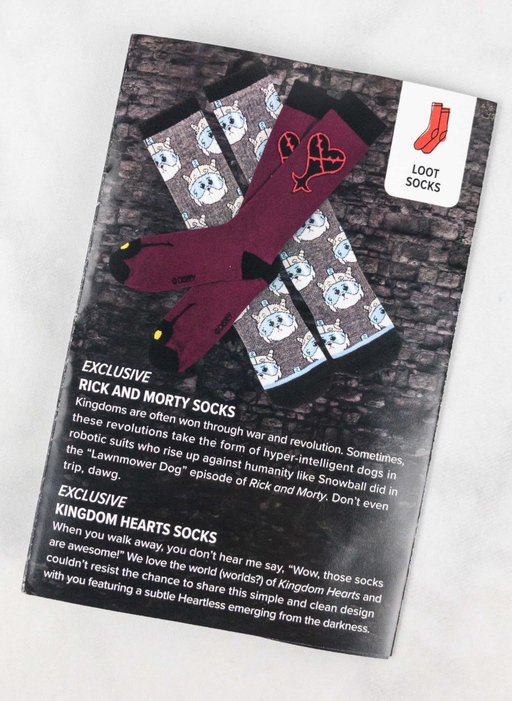 Loot Socks by Loot Crate August 2017 Subscription Box Review ...