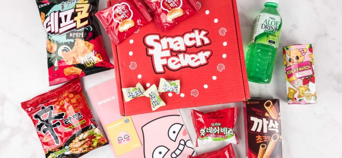 August 2017 Snack Fever Subscription Box Review + Coupon
