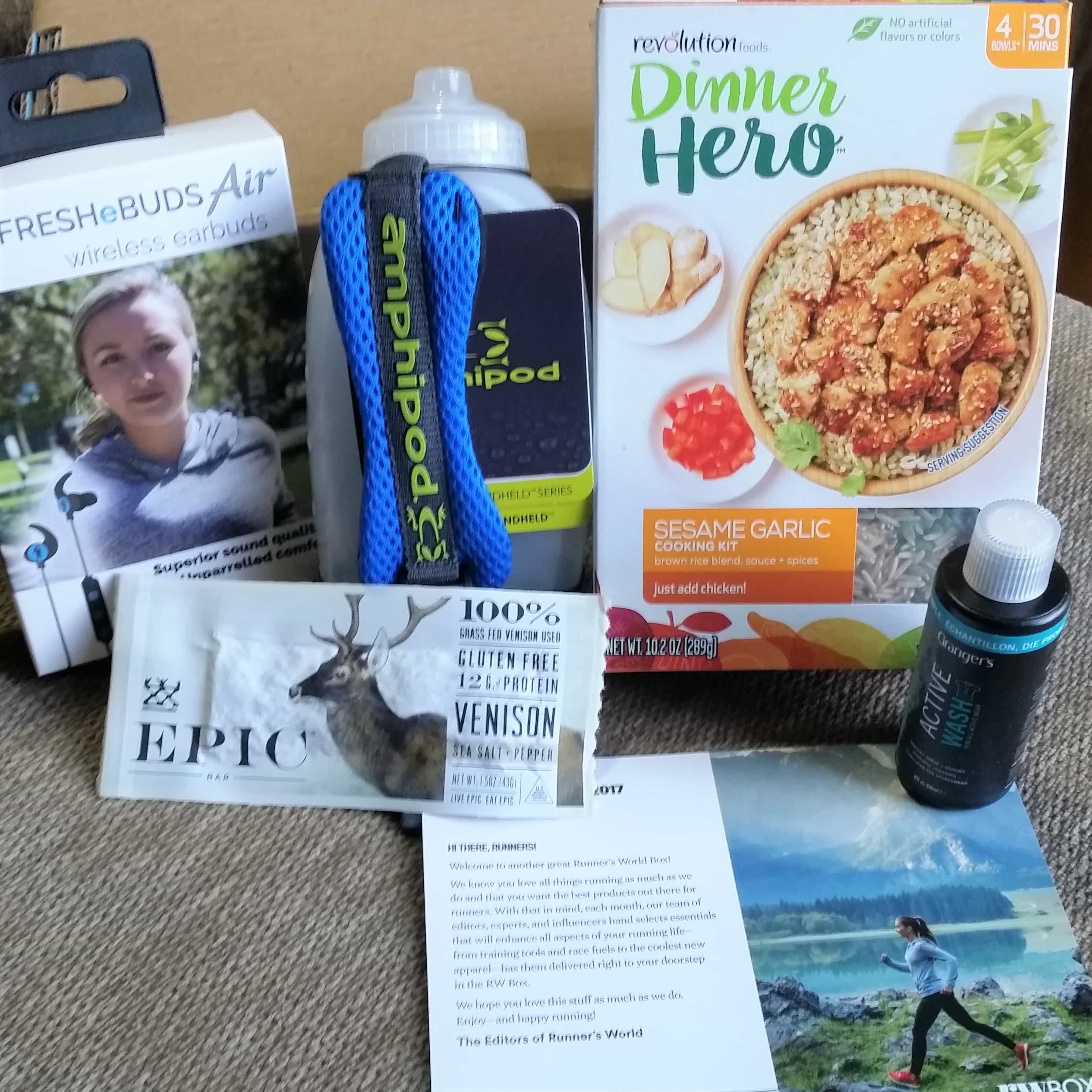 Runner's World Box Subscription Box Review September 2017 Hello