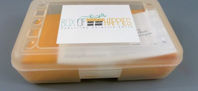 Box of Happies October 2017 Subscription Box Review + Coupon