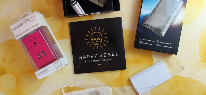 Happy Rebel Subscription Box Mini Review – Fall 2017