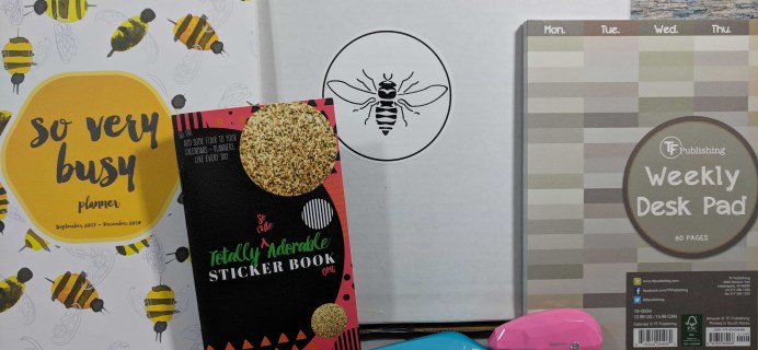 Busy Bee Stationery Subscription Box Review – October 2017