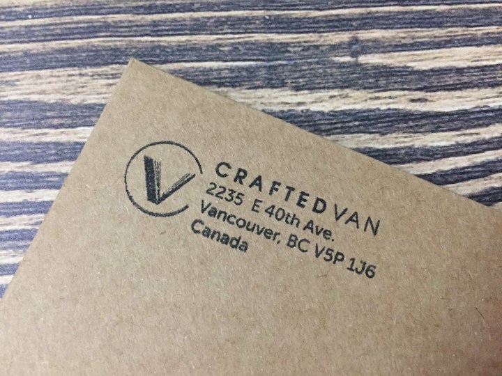 Craftedvan October 2017 Subscription Box Review - Hello Subscription