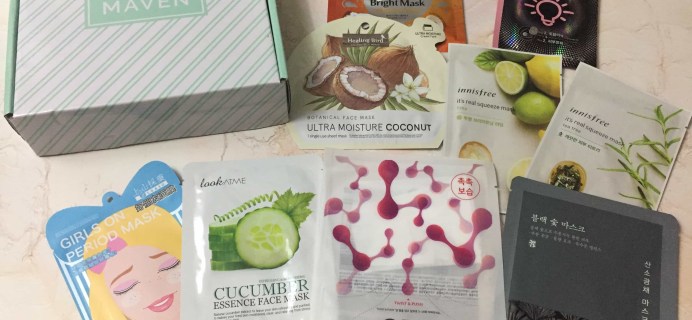 Beauteque Mask Maven September 2017 Subscription Box Review + Coupon