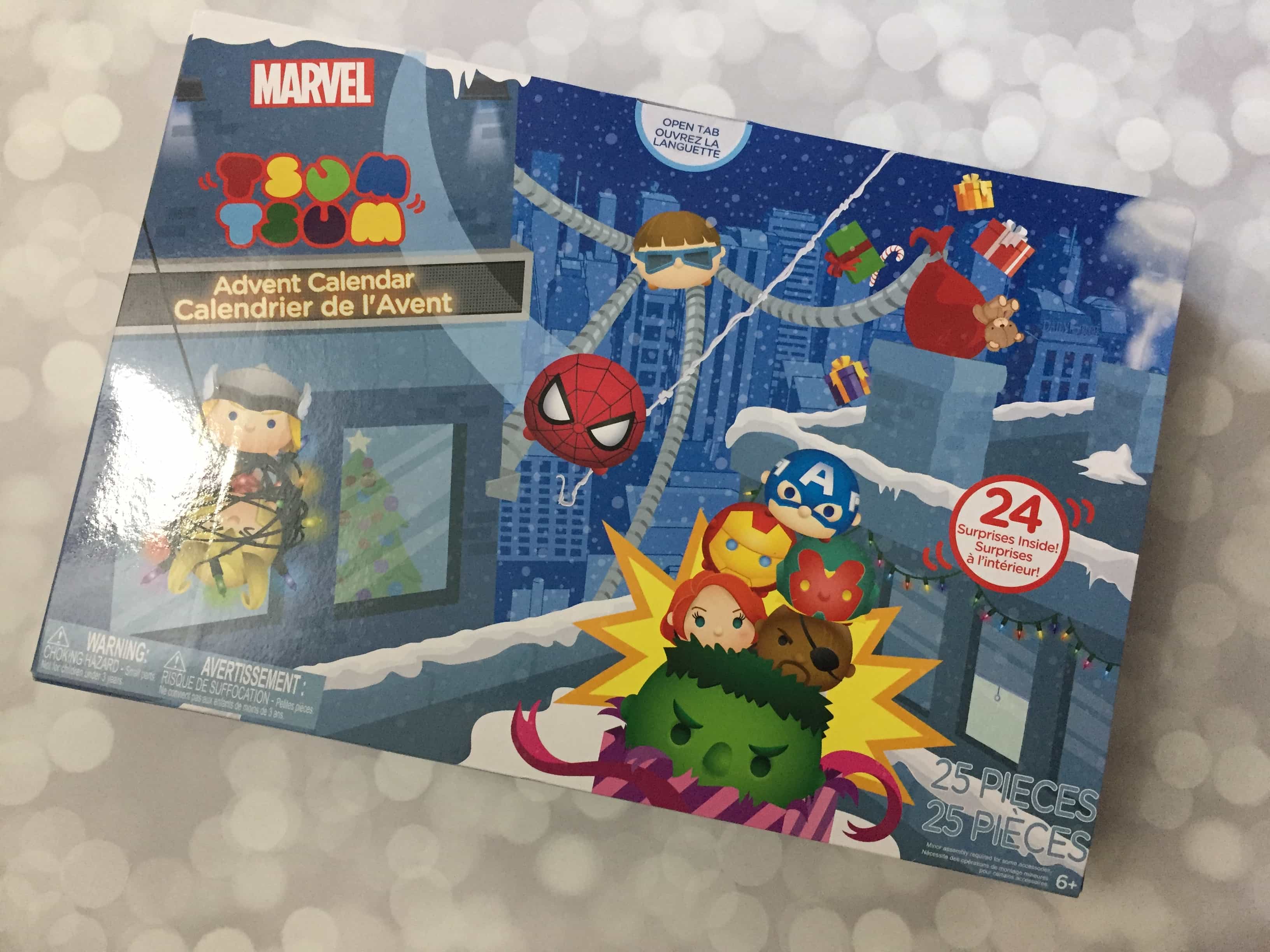 2017 Disney Marvel Tsum Tsum Advent Calendar Mini Review - Hello