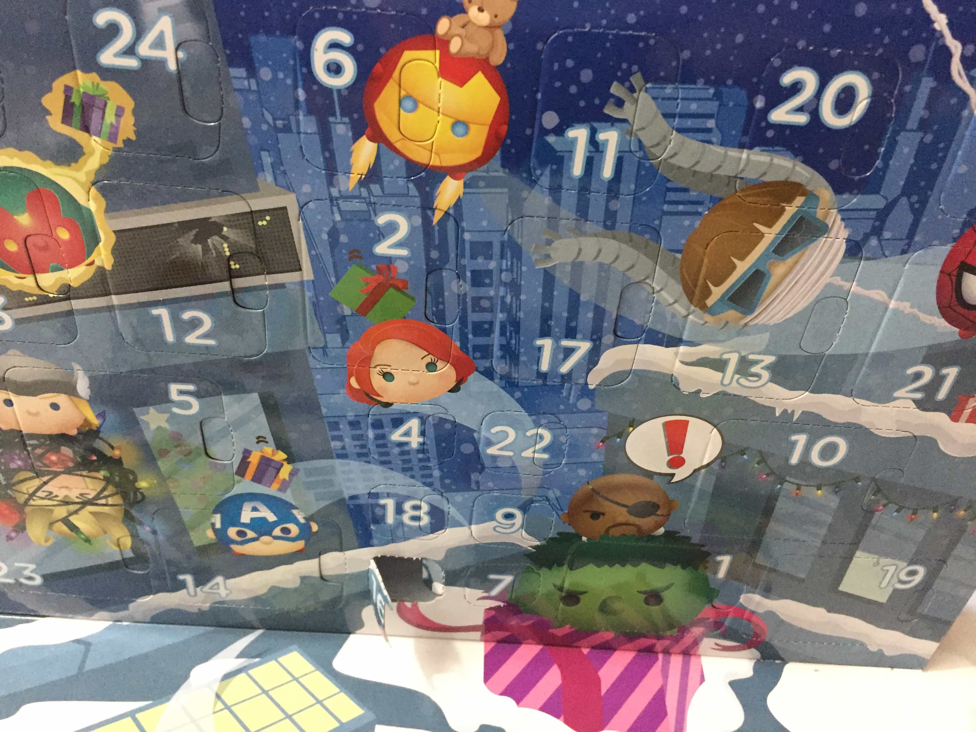 2017 Disney Marvel Tsum Tsum Advent Calendar Mini Review - Hello