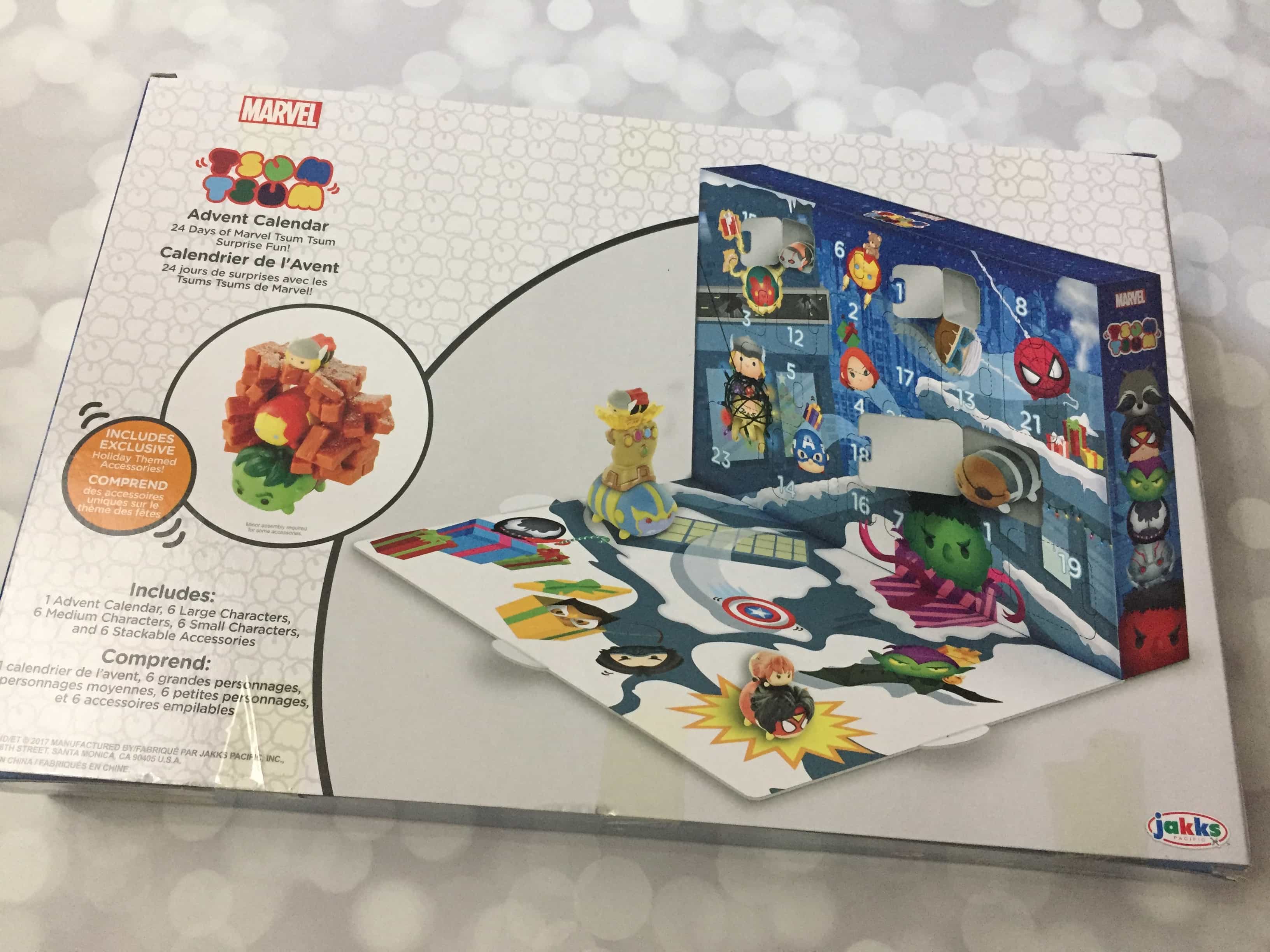 Tsum tsum marvel countdown to christmas advent calendar hot sale playset