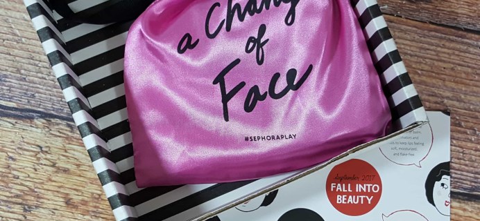 PLAY! by Sephora Subscription Box Review – September 2017